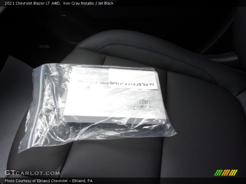 Iron Gray Metallic / Jet Black 2021 Chevrolet Blazer LT AWD