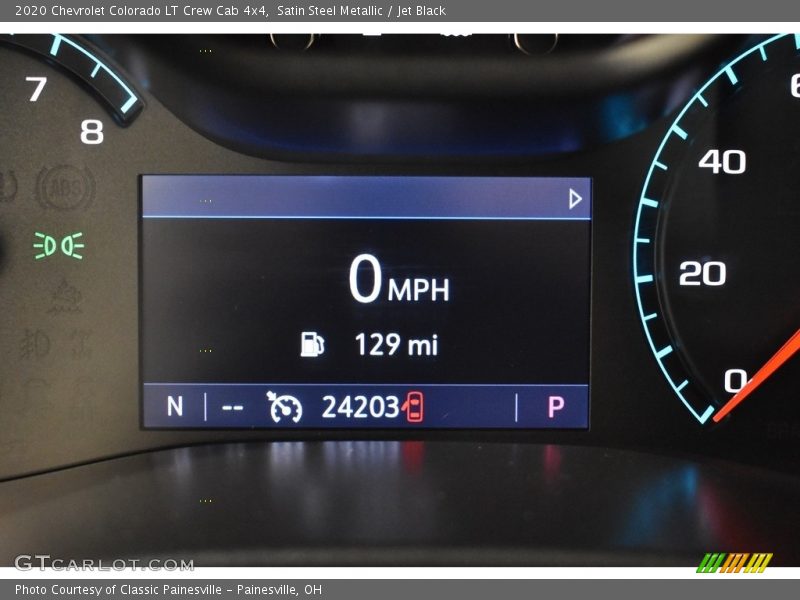 Satin Steel Metallic / Jet Black 2020 Chevrolet Colorado LT Crew Cab 4x4