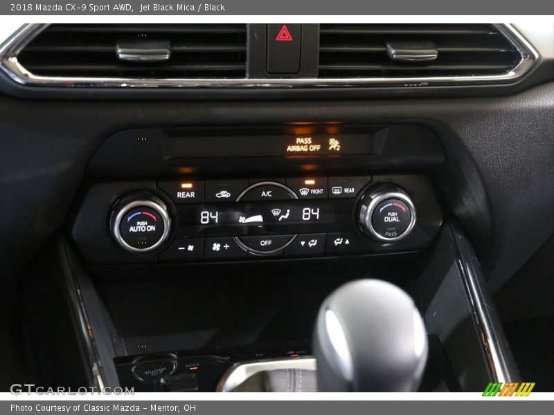 Jet Black Mica / Black 2018 Mazda CX-9 Sport AWD