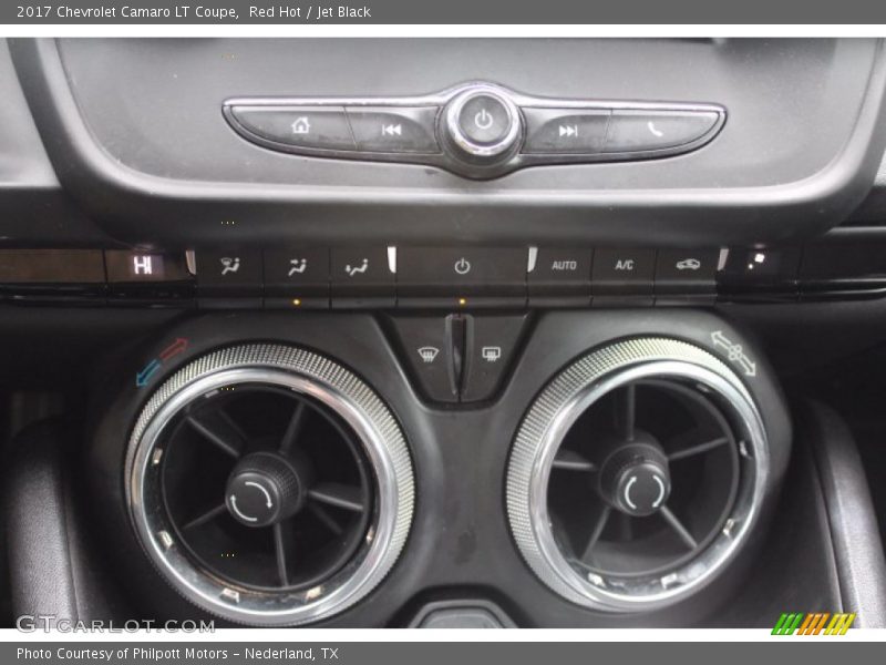 Red Hot / Jet Black 2017 Chevrolet Camaro LT Coupe