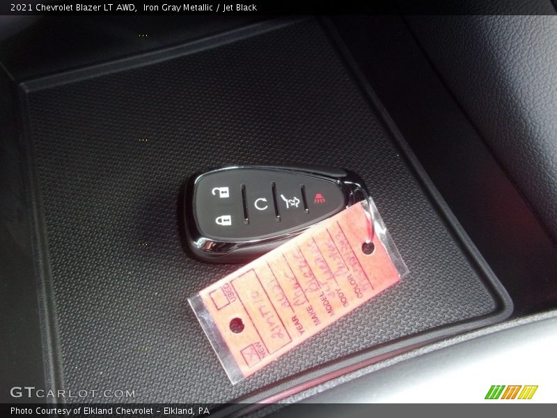 Iron Gray Metallic / Jet Black 2021 Chevrolet Blazer LT AWD