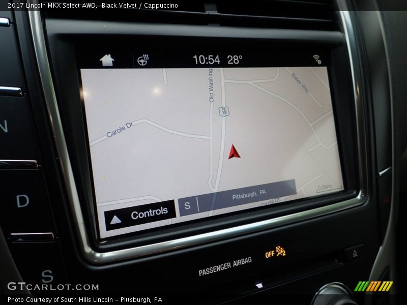 Black Velvet / Cappuccino 2017 Lincoln MKX Select AWD