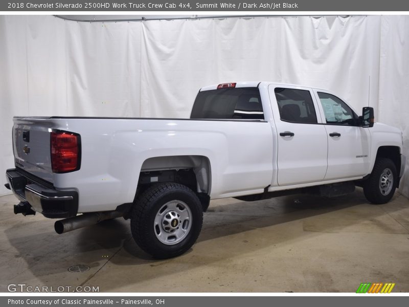 Summit White / Dark Ash/Jet Black 2018 Chevrolet Silverado 2500HD Work Truck Crew Cab 4x4