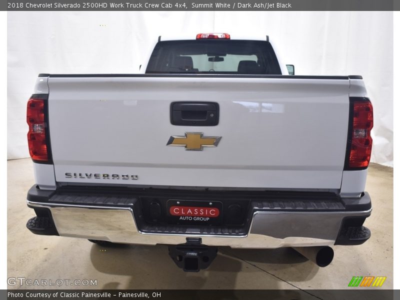 Summit White / Dark Ash/Jet Black 2018 Chevrolet Silverado 2500HD Work Truck Crew Cab 4x4