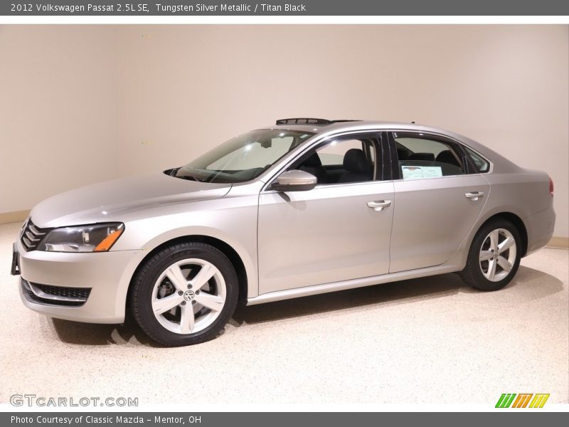 Tungsten Silver Metallic / Titan Black 2012 Volkswagen Passat 2.5L SE