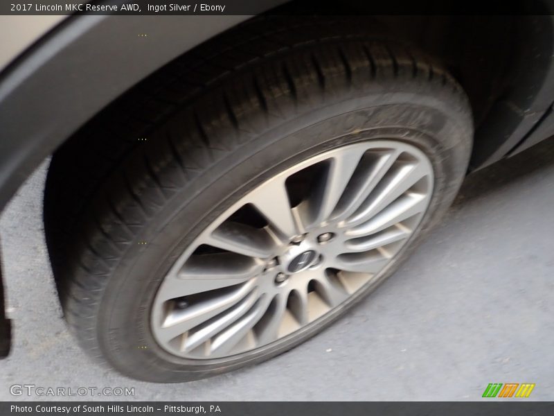 Ingot Silver / Ebony 2017 Lincoln MKC Reserve AWD