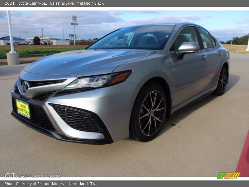 Celestial Silver Metallic / Black 2021 Toyota Camry SE