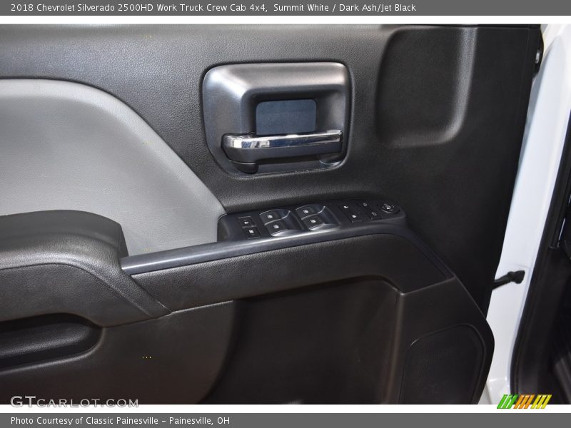Summit White / Dark Ash/Jet Black 2018 Chevrolet Silverado 2500HD Work Truck Crew Cab 4x4