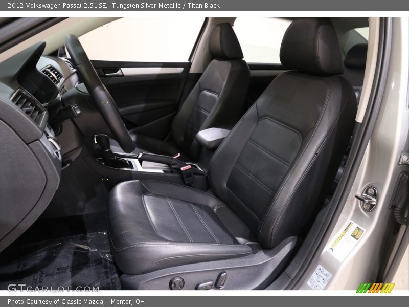 Tungsten Silver Metallic / Titan Black 2012 Volkswagen Passat 2.5L SE