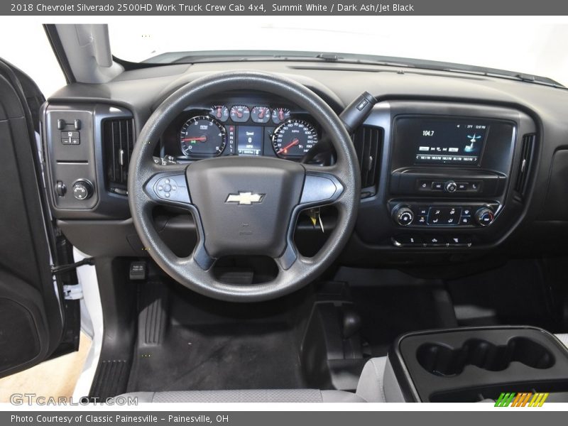 Dashboard of 2018 Silverado 2500HD Work Truck Crew Cab 4x4