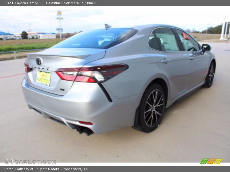 Celestial Silver Metallic / Black 2021 Toyota Camry SE