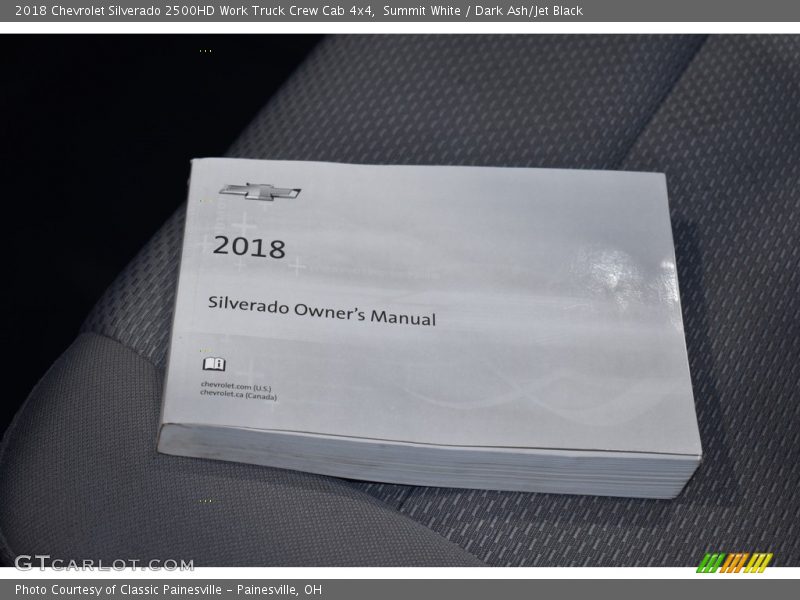 Summit White / Dark Ash/Jet Black 2018 Chevrolet Silverado 2500HD Work Truck Crew Cab 4x4