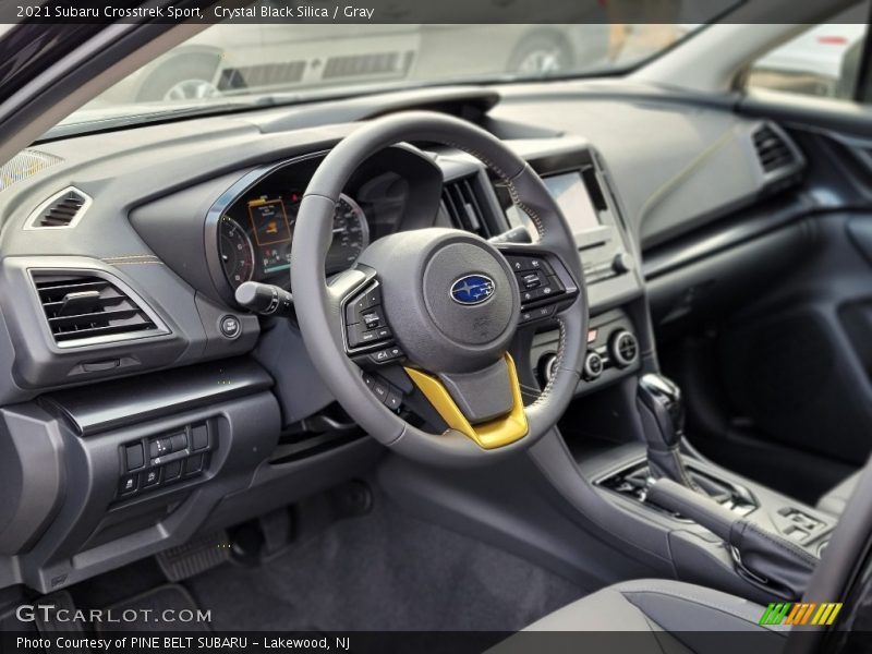 Crystal Black Silica / Gray 2021 Subaru Crosstrek Sport
