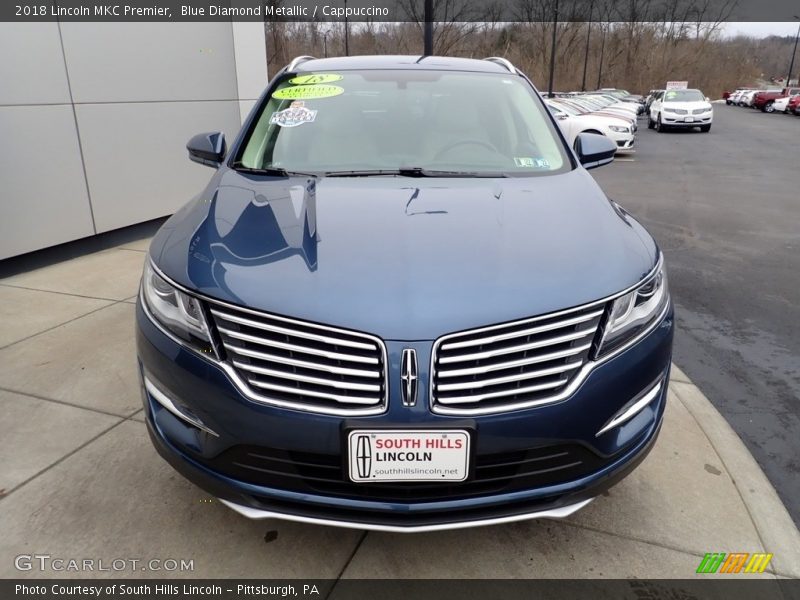 Blue Diamond Metallic / Cappuccino 2018 Lincoln MKC Premier