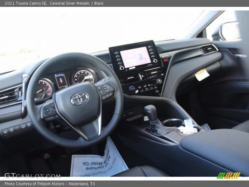 Celestial Silver Metallic / Black 2021 Toyota Camry SE