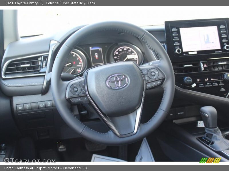 Celestial Silver Metallic / Black 2021 Toyota Camry SE