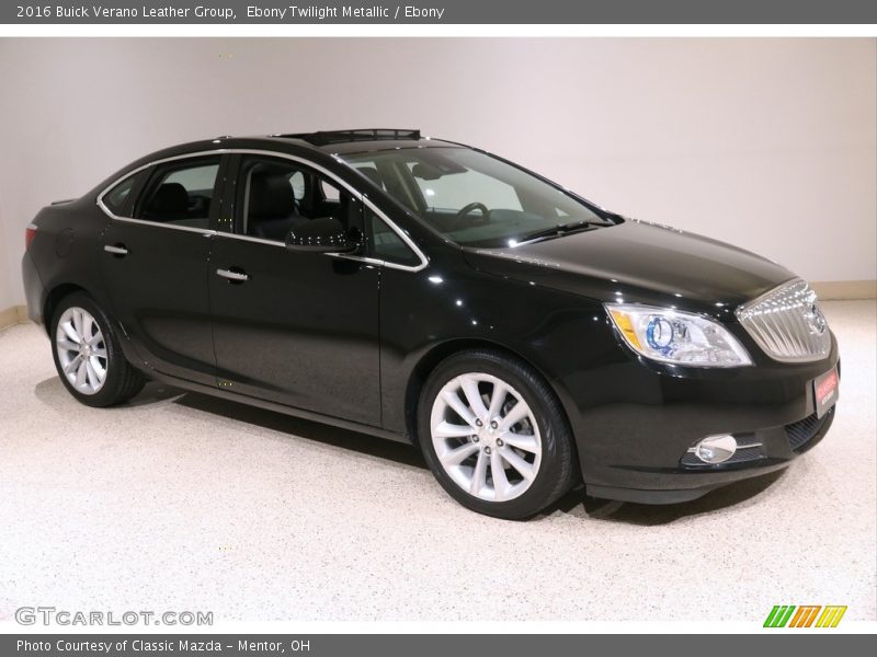 Ebony Twilight Metallic / Ebony 2016 Buick Verano Leather Group
