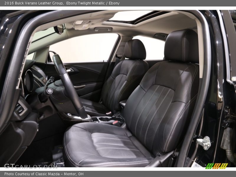 Ebony Twilight Metallic / Ebony 2016 Buick Verano Leather Group