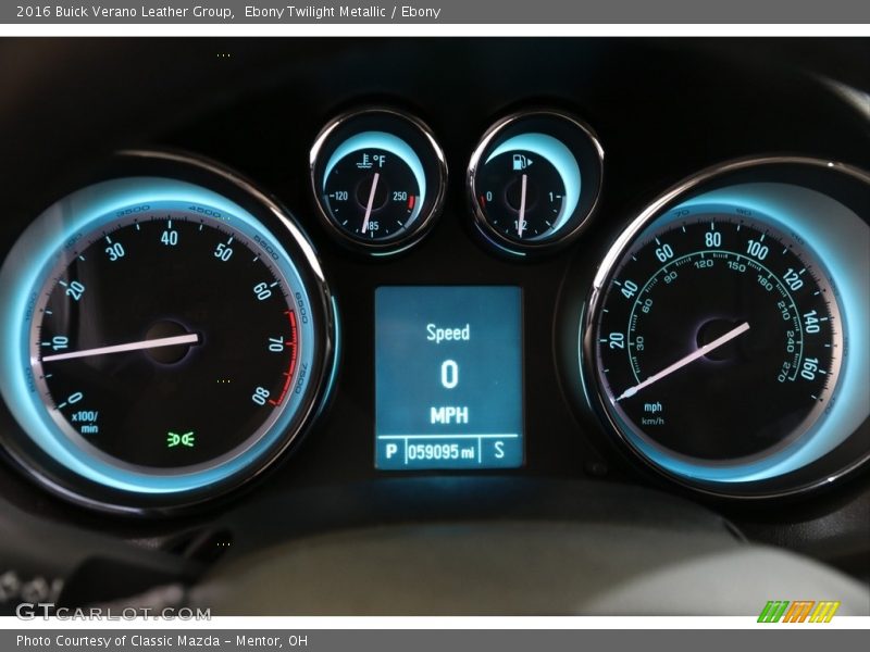 Ebony Twilight Metallic / Ebony 2016 Buick Verano Leather Group