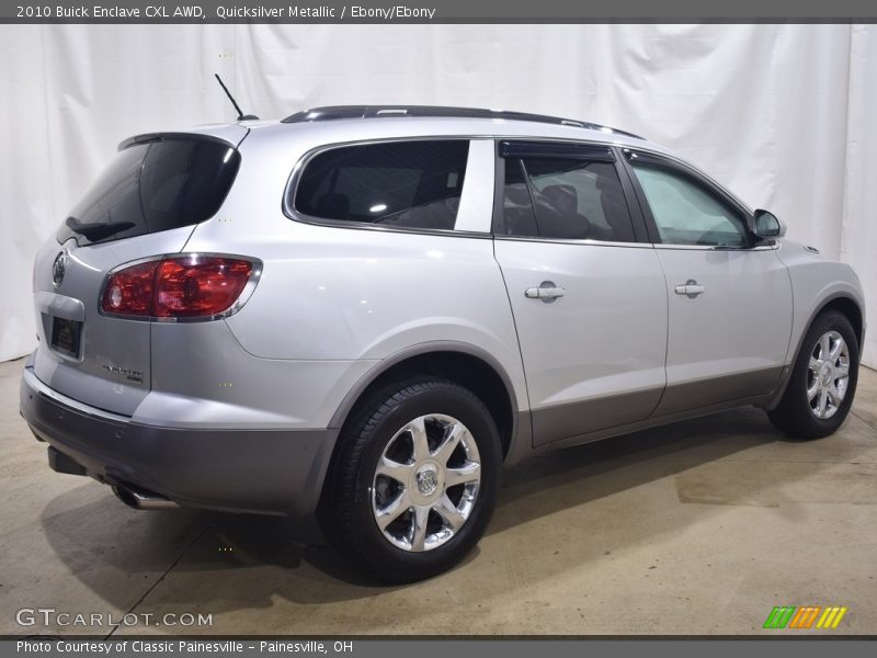 Quicksilver Metallic / Ebony/Ebony 2010 Buick Enclave CXL AWD