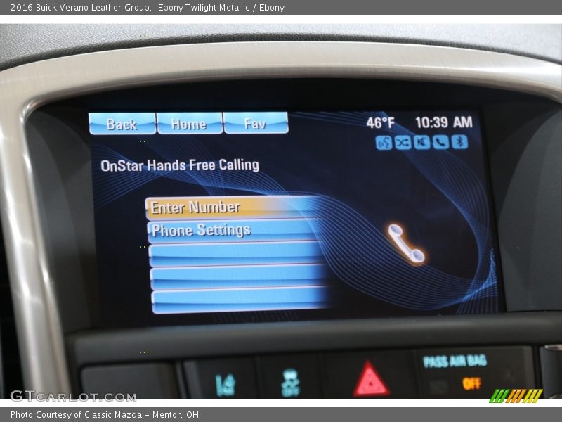 Ebony Twilight Metallic / Ebony 2016 Buick Verano Leather Group