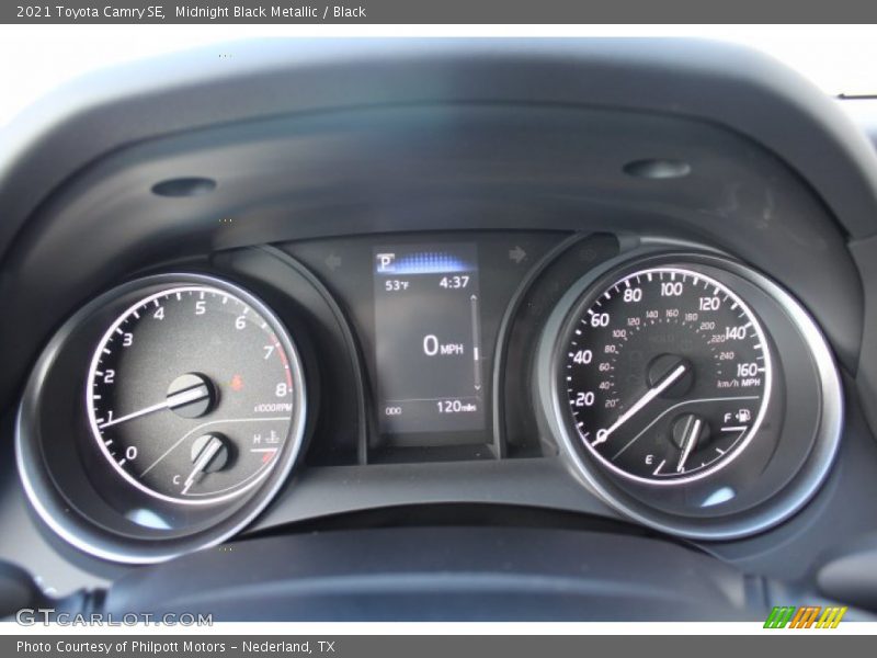Midnight Black Metallic / Black 2021 Toyota Camry SE