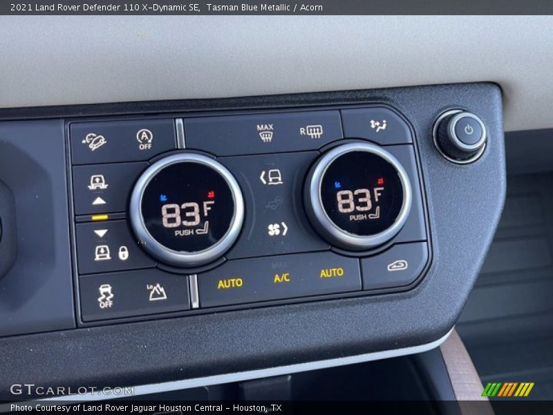 Controls of 2021 Defender 110 X-Dynamic SE