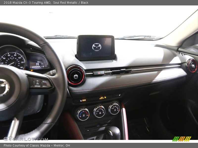 Soul Red Metallic / Black 2018 Mazda CX-3 Touring AWD