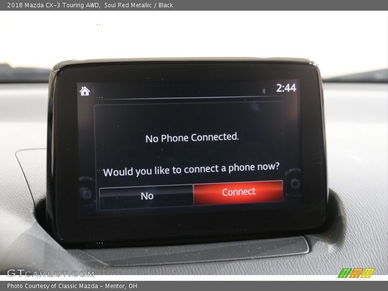 Soul Red Metallic / Black 2018 Mazda CX-3 Touring AWD