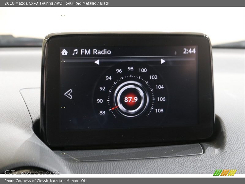 Soul Red Metallic / Black 2018 Mazda CX-3 Touring AWD