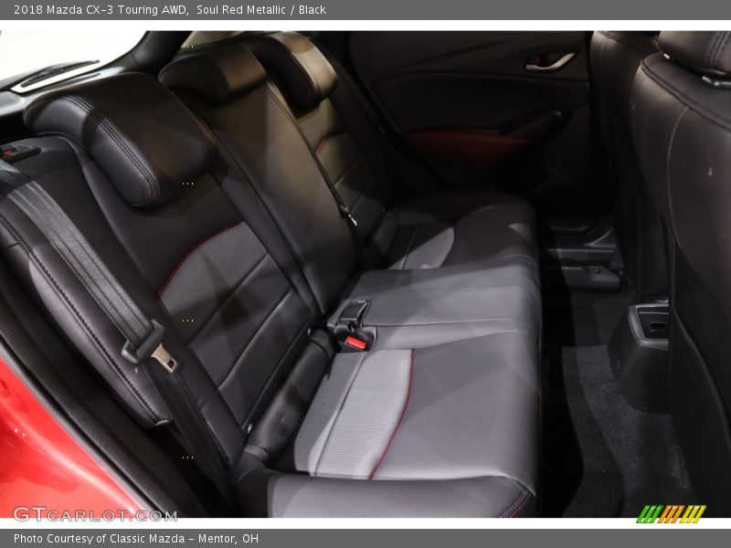 Soul Red Metallic / Black 2018 Mazda CX-3 Touring AWD
