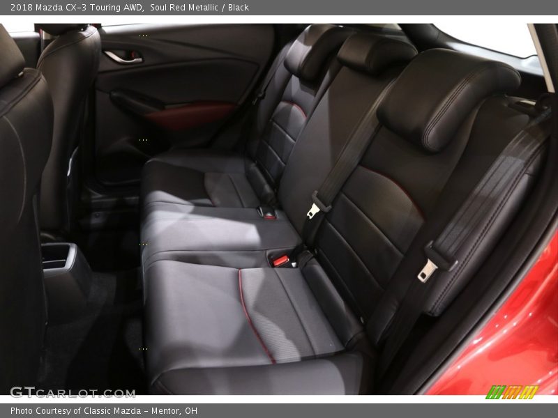 Soul Red Metallic / Black 2018 Mazda CX-3 Touring AWD