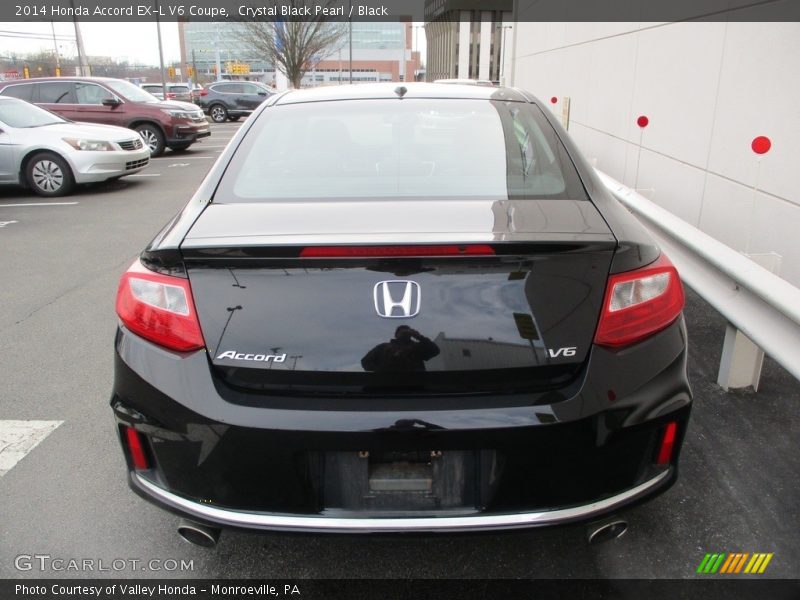 Crystal Black Pearl / Black 2014 Honda Accord EX-L V6 Coupe