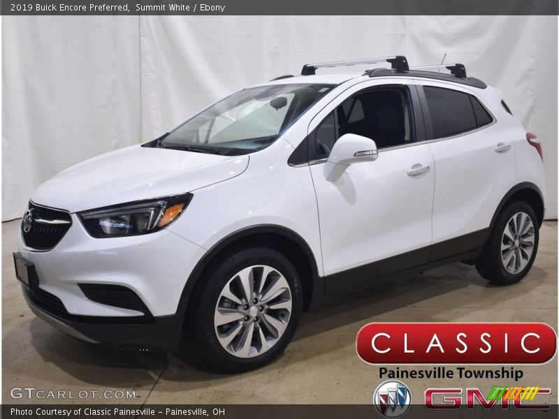 Summit White / Ebony 2019 Buick Encore Preferred