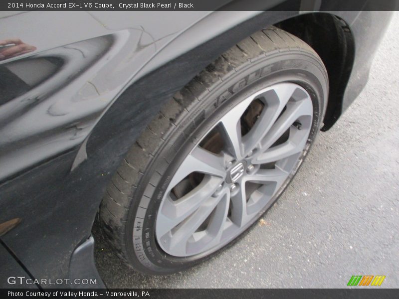 Crystal Black Pearl / Black 2014 Honda Accord EX-L V6 Coupe