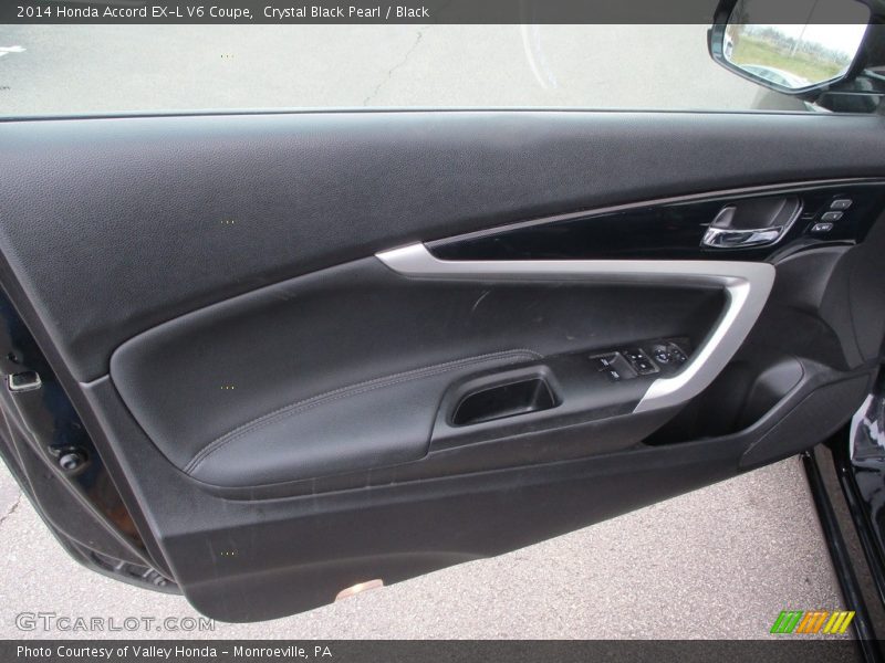 Crystal Black Pearl / Black 2014 Honda Accord EX-L V6 Coupe