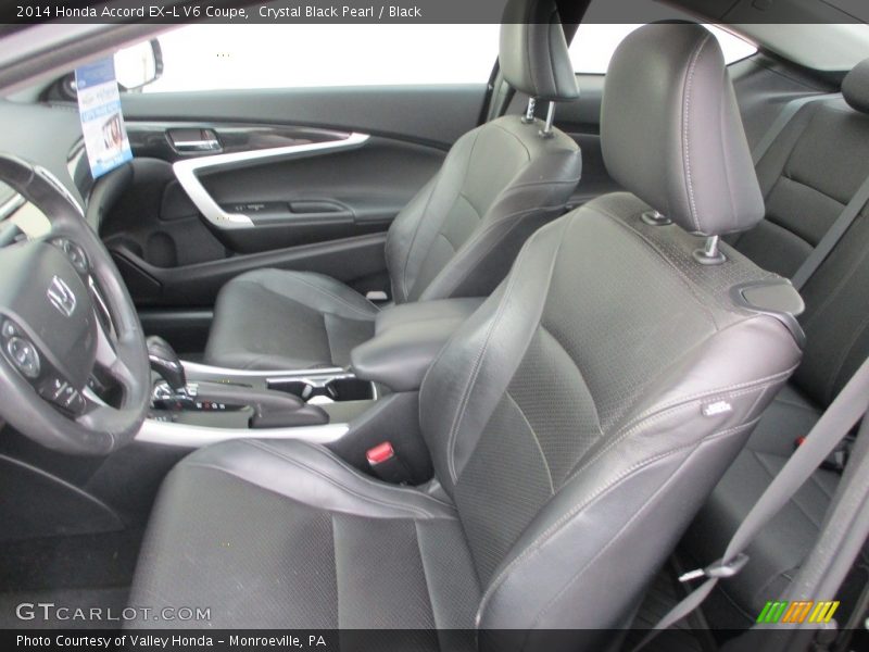 Crystal Black Pearl / Black 2014 Honda Accord EX-L V6 Coupe