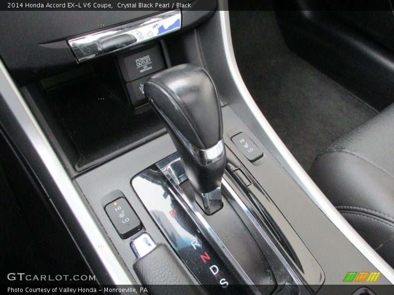 Crystal Black Pearl / Black 2014 Honda Accord EX-L V6 Coupe