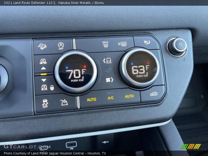 Controls of 2021 Defender 110 S