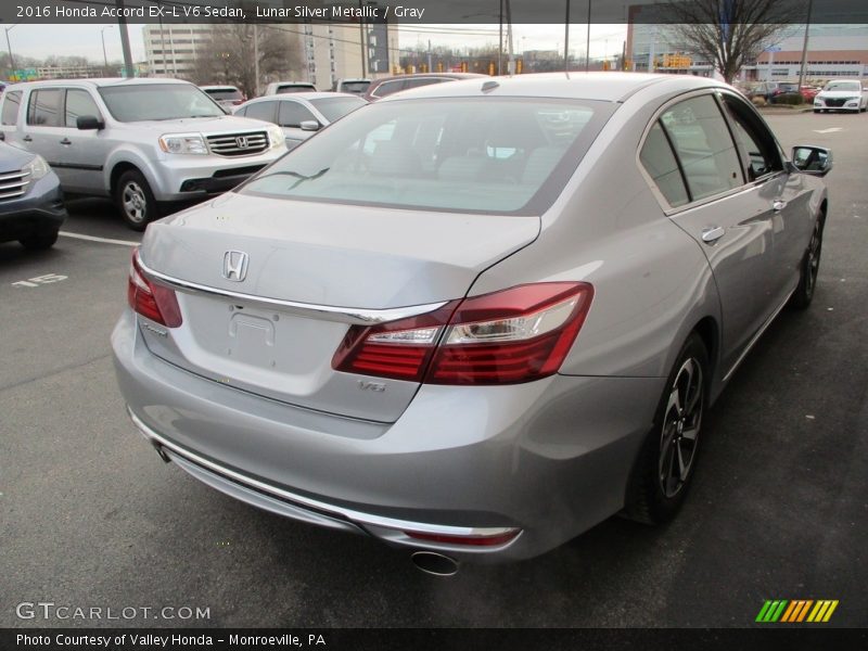 Lunar Silver Metallic / Gray 2016 Honda Accord EX-L V6 Sedan