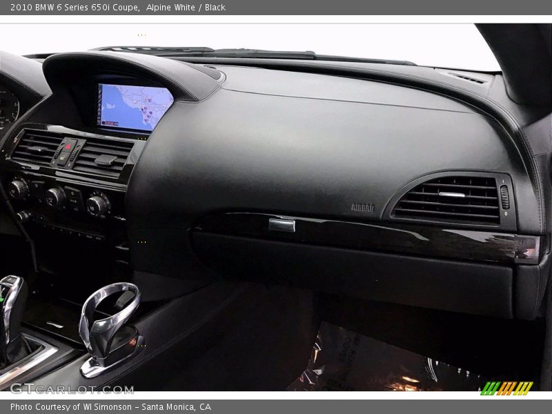 Alpine White / Black 2010 BMW 6 Series 650i Coupe