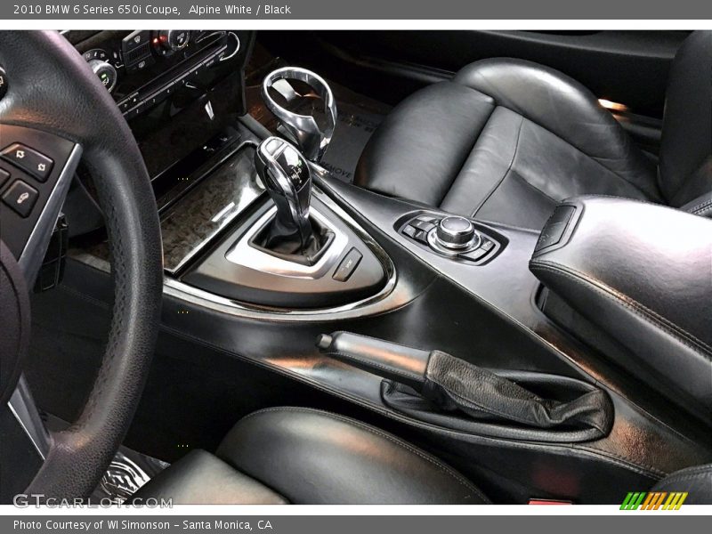 Alpine White / Black 2010 BMW 6 Series 650i Coupe