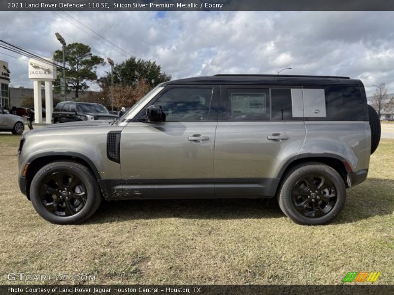 Silicon Silver Premium Metallic / Ebony 2021 Land Rover Defender 110 SE