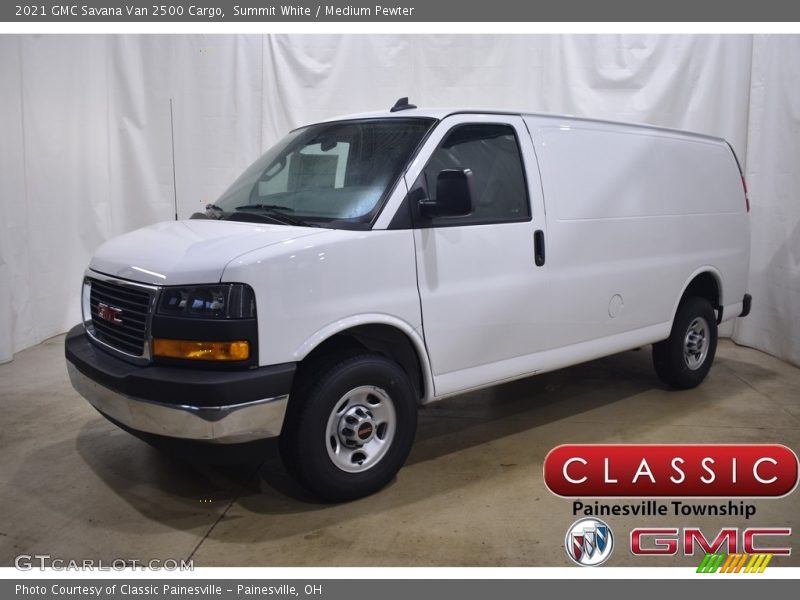 Summit White / Medium Pewter 2021 GMC Savana Van 2500 Cargo