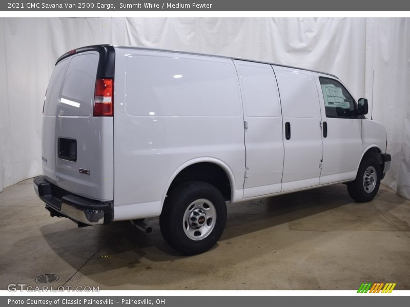 Summit White / Medium Pewter 2021 GMC Savana Van 2500 Cargo