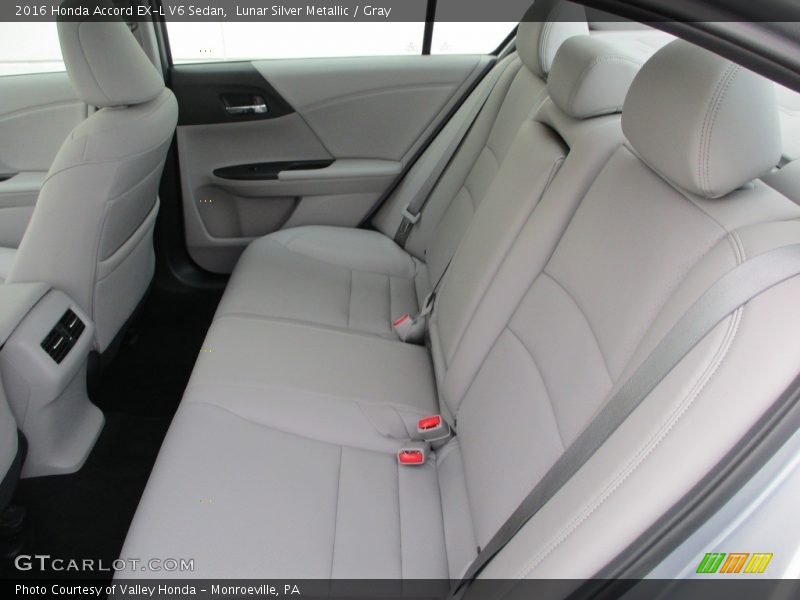 Lunar Silver Metallic / Gray 2016 Honda Accord EX-L V6 Sedan