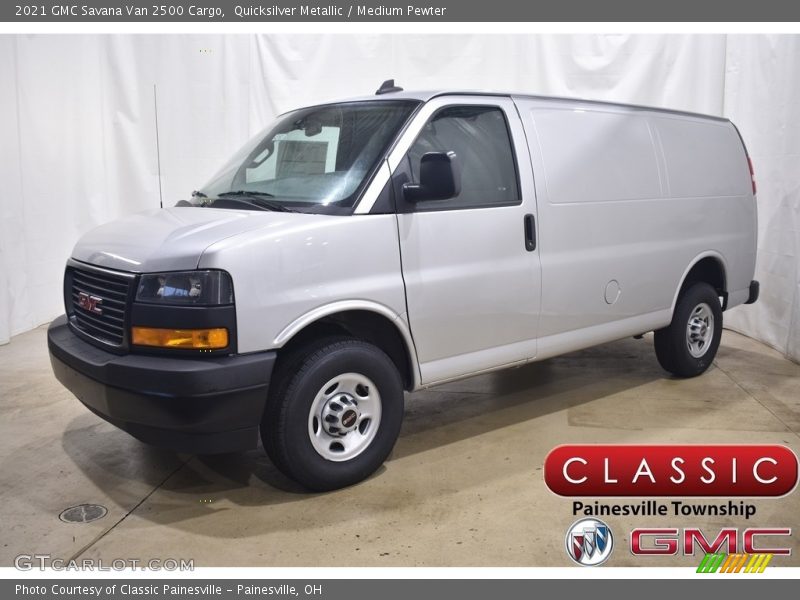 Quicksilver Metallic / Medium Pewter 2021 GMC Savana Van 2500 Cargo