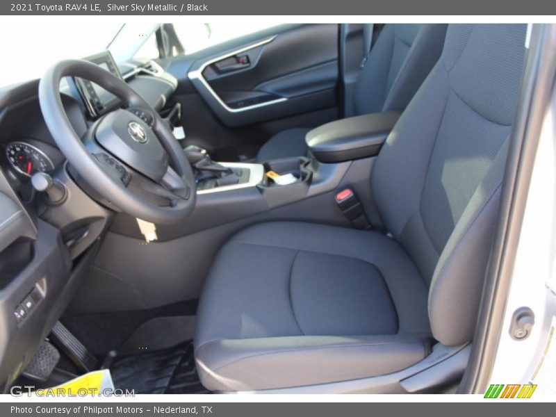 Silver Sky Metallic / Black 2021 Toyota RAV4 LE