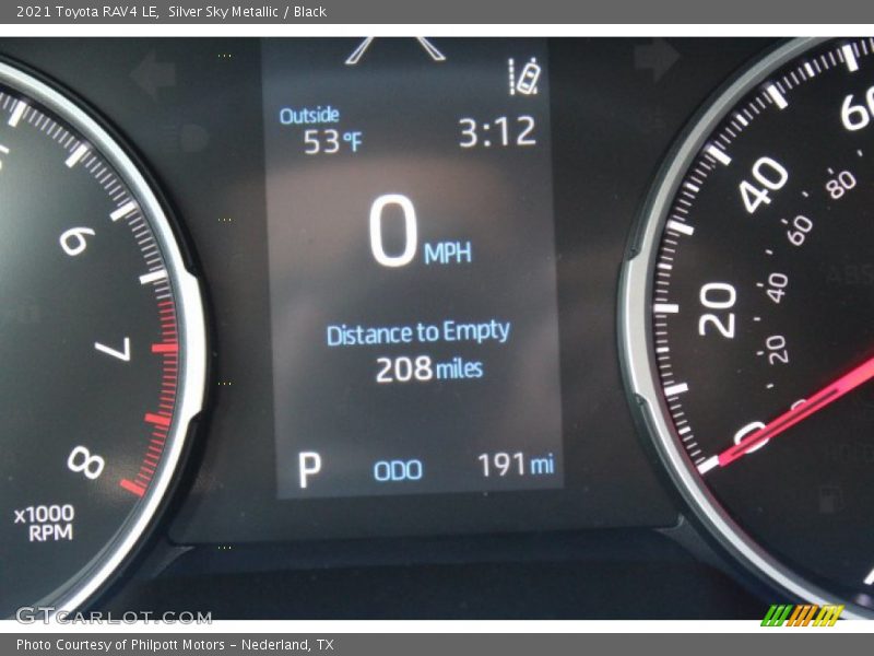 Silver Sky Metallic / Black 2021 Toyota RAV4 LE