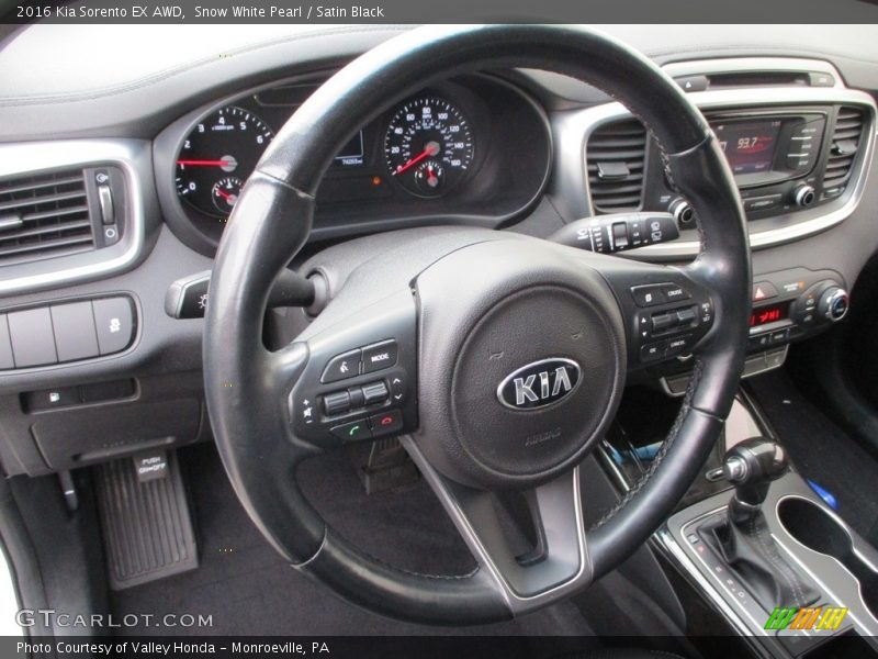 Snow White Pearl / Satin Black 2016 Kia Sorento EX AWD
